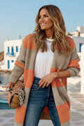 Cardigan color block à coupe ouverte, Juicy, ultra stylé et confortable, qui booste instantanément votre look avec une touche moderne et tendance