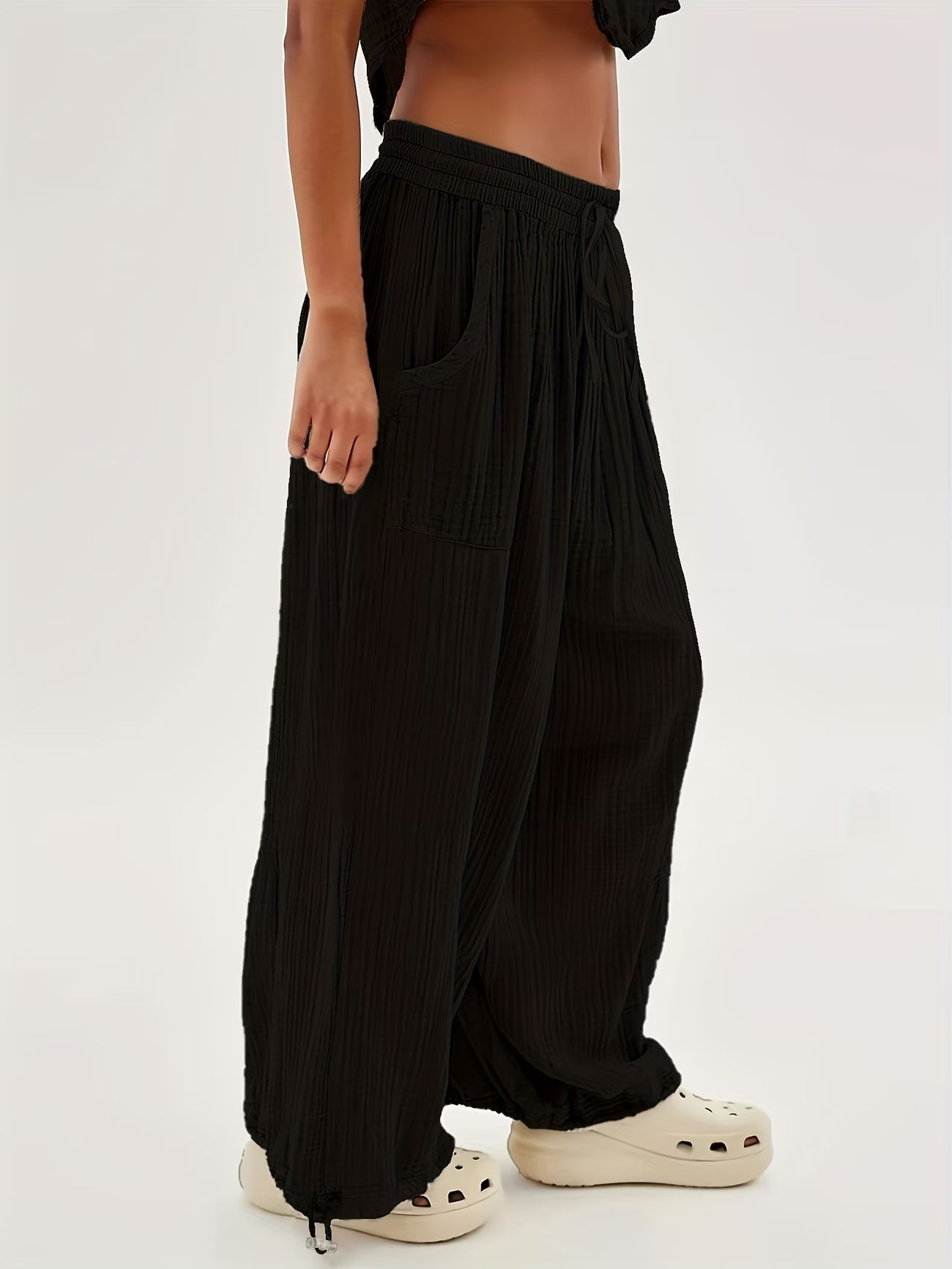 Pantalon Palazzo en Double Gaze de Coton — Vogue Française