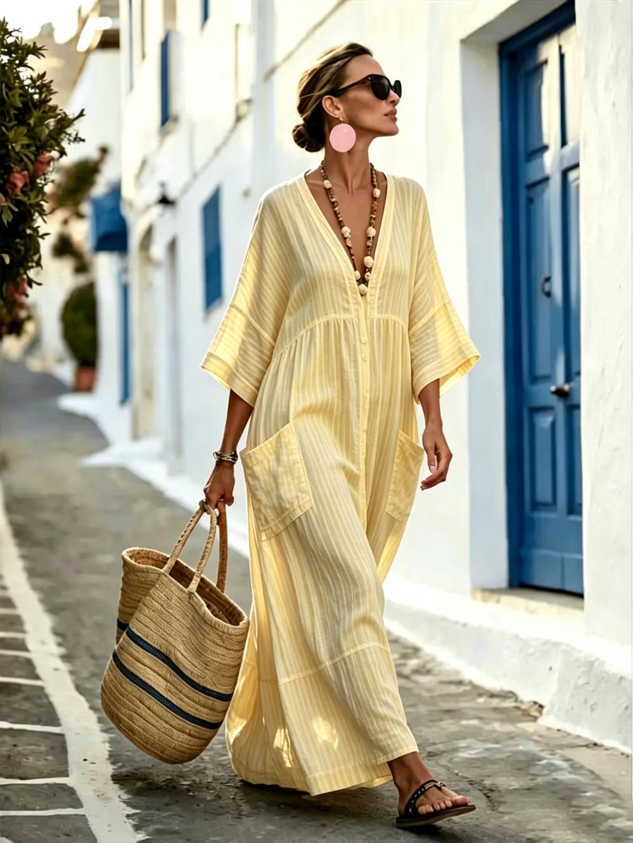 Robe longue bohème fluide – L’élégance effortless de l’été