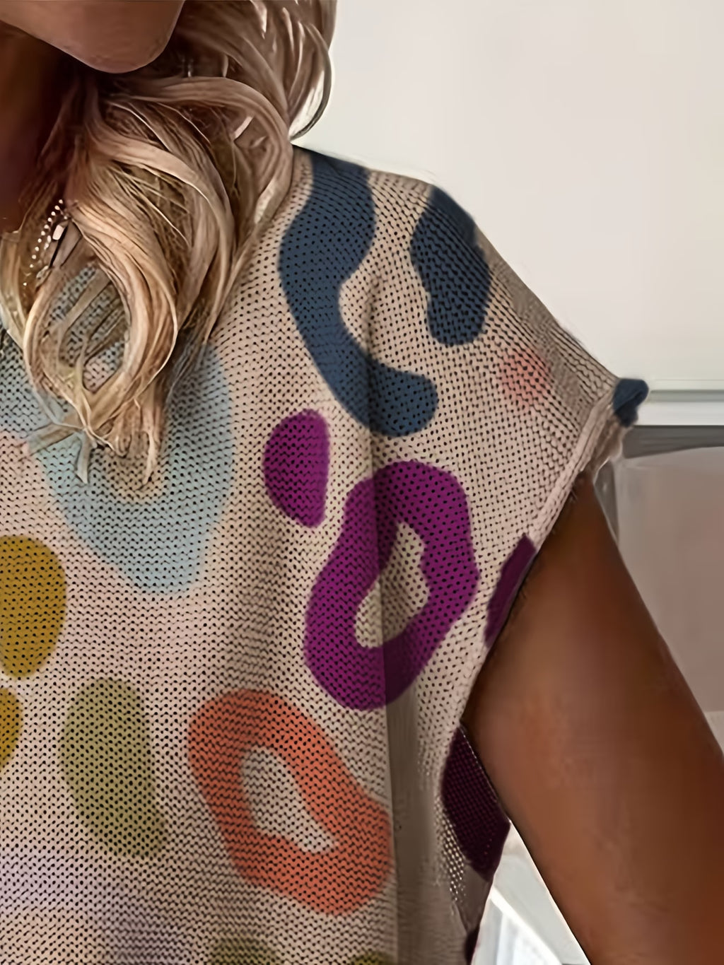Pull à manches courtes oversize Savannah Peps — Vogue Française