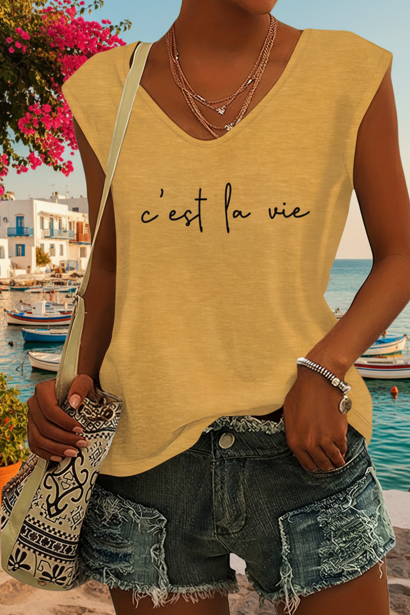 T-shirt Femme Carré d'Or nature — Vogue Française